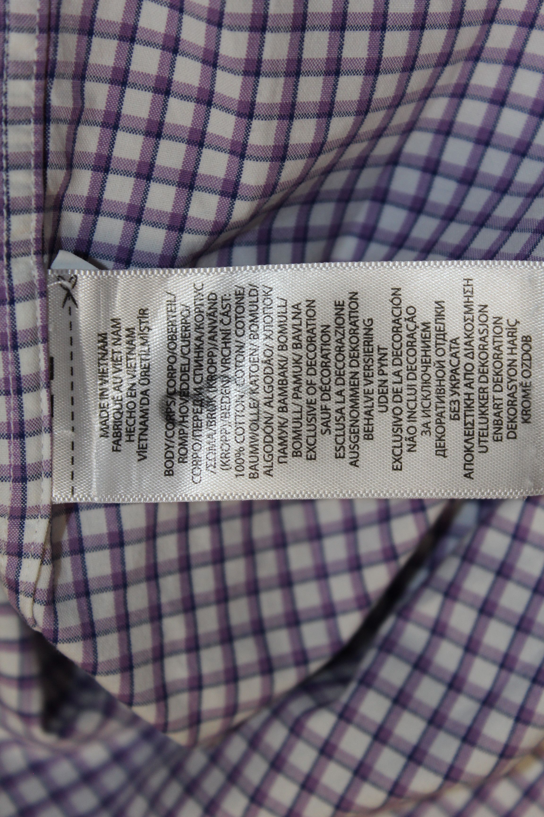Polo Ralph Lauren RALPH LAUREN Long Sleeve Purple Check Shirt Size 2XL Size US XXL / EU 58 / 5 - 10 Thumbnail