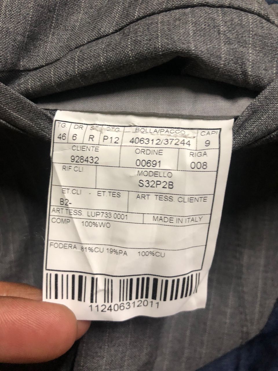 Boglioli Boglioli Blazer Grey Stripe Nice Design Size 40R - 13 Thumbnail