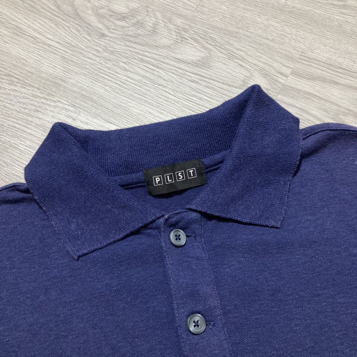 Japanese Brand Vintage PLST by Issey Miyake Colar Camo Polo Tshirt Designer Size US L / EU 52-54 / 3 - 13 Thumbnail