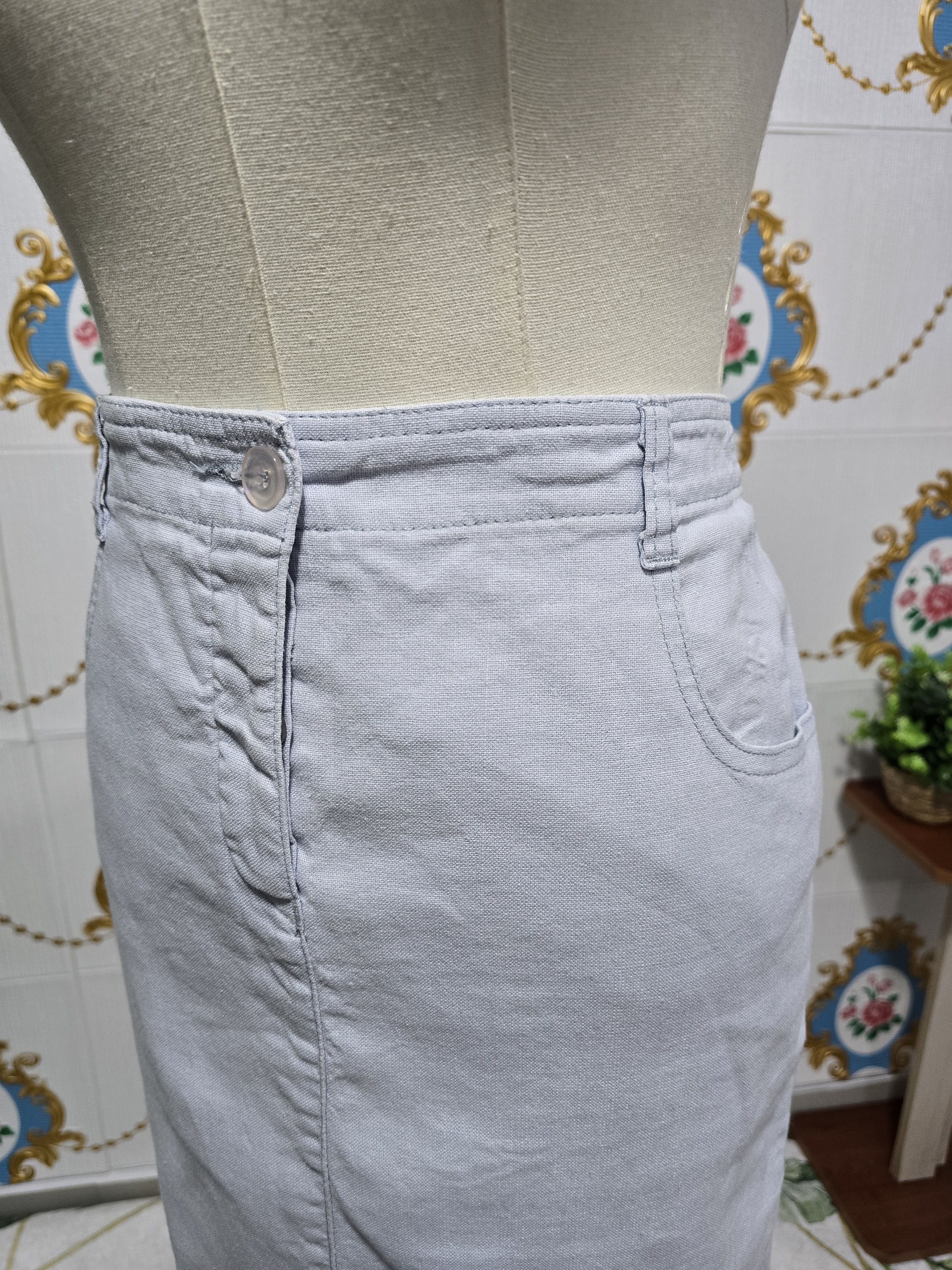 Giorgio Armani × Vintage ARMANI JEANS Vintage Size Medium LINEN EXCELLENT Size 30" / US 8 / IT 44 - 6 Thumbnail