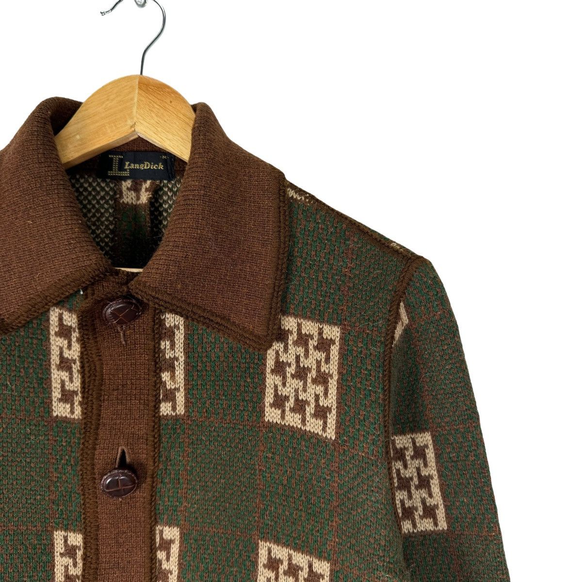 Japanese Brand × Vintage ⚡️70s KOSUGI ART KNITWEAR CARDIGAN SWEATER Size US M / EU 48-50 / 2 - 6 Thumbnail