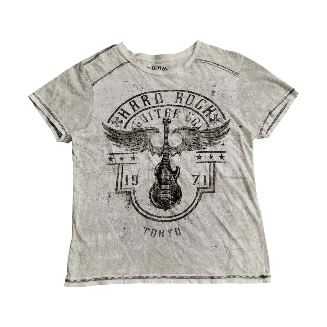 If Six Was Nine × KMRii × Le Grande Bleu (L.G.B.) VTG Hard Rock Guitar Company Tokyo Dye Shirt Size US S / EU 44-46 / 1 - 1 Thumbnail