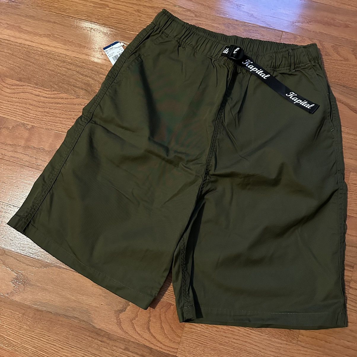 Kapital Kapital Combed Burberry Easy Shorts (Rainbowy) Khaki Size US 32 / EU 48 - 2 Thumbnail