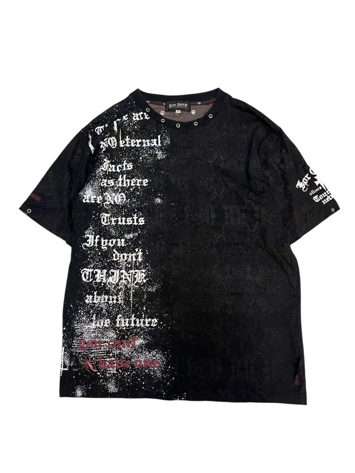 Y2K Dig Deep Poem Piercing Tee