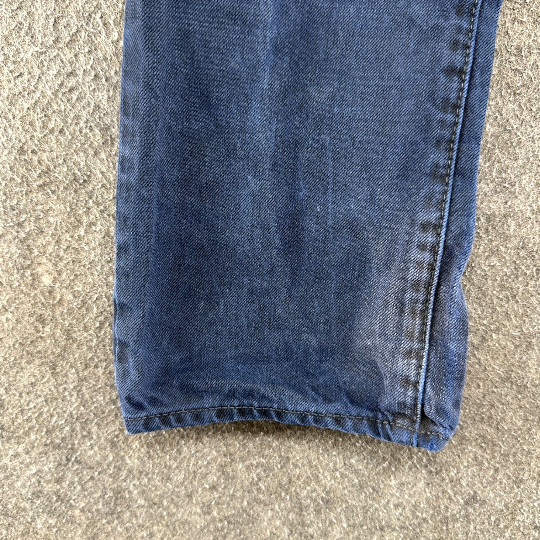 American Eagle Outfitters American Eagle Outfitters Jeans Mens 29x32 Blue Slim Fit Straight Leg Distressed Dark Wash 5-Pocket Denim Cotton N/A Cowboy Vintage No Mens Size US 29 - 7 Thumbnail