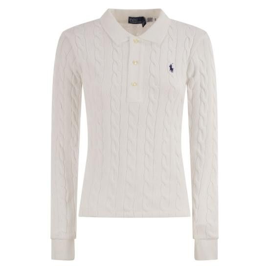Polo Ralph Lauren POLO RALPH LAUREN Women Polo Shirts 211959100 WHITE Size M / US 6-8 / IT 42-44 - 1 Thumbnail