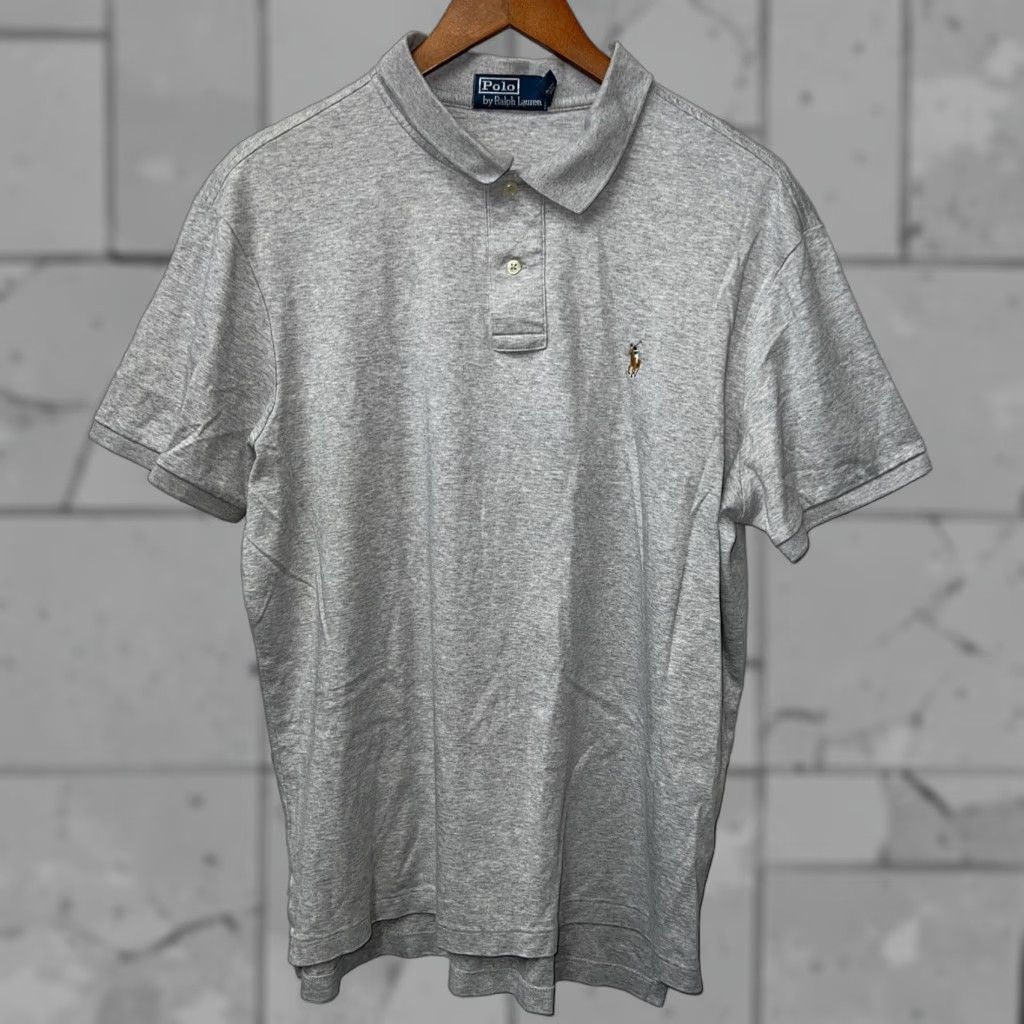 Polo Ralph Lauren Polo Ralph Lauren Gray Polo Shirt Mens XL Size US XL / EU 56 / 4 - 1 Thumbnail