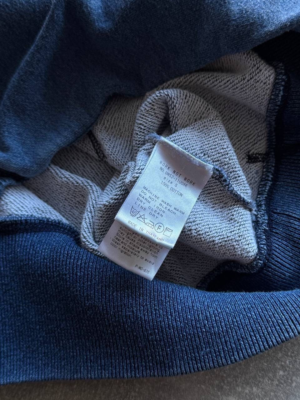 Other Work Not Work japanese washed sweatshirt size S Size US S / EU 44-46 / 1 - 8 Thumbnail