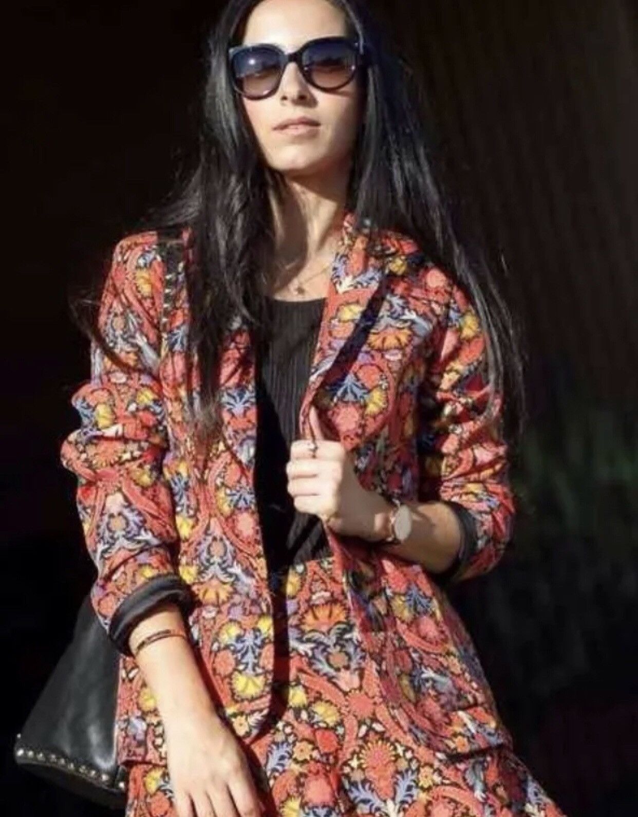 Zara Zara Retro Paisley Blazer For Women Size M / US 6-8 / IT 42-44 - 4 Thumbnail