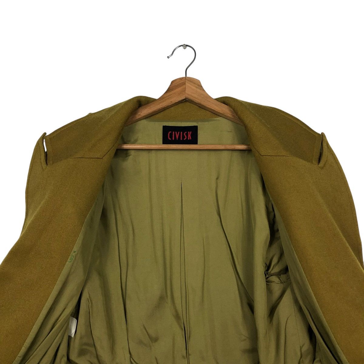 Vintage 🔥VINTAGE CROPPED BIKER JACKET WOOL CIVISK DOUBLE COLLAR Size US M / EU 48-50 / 2 - 16 Thumbnail