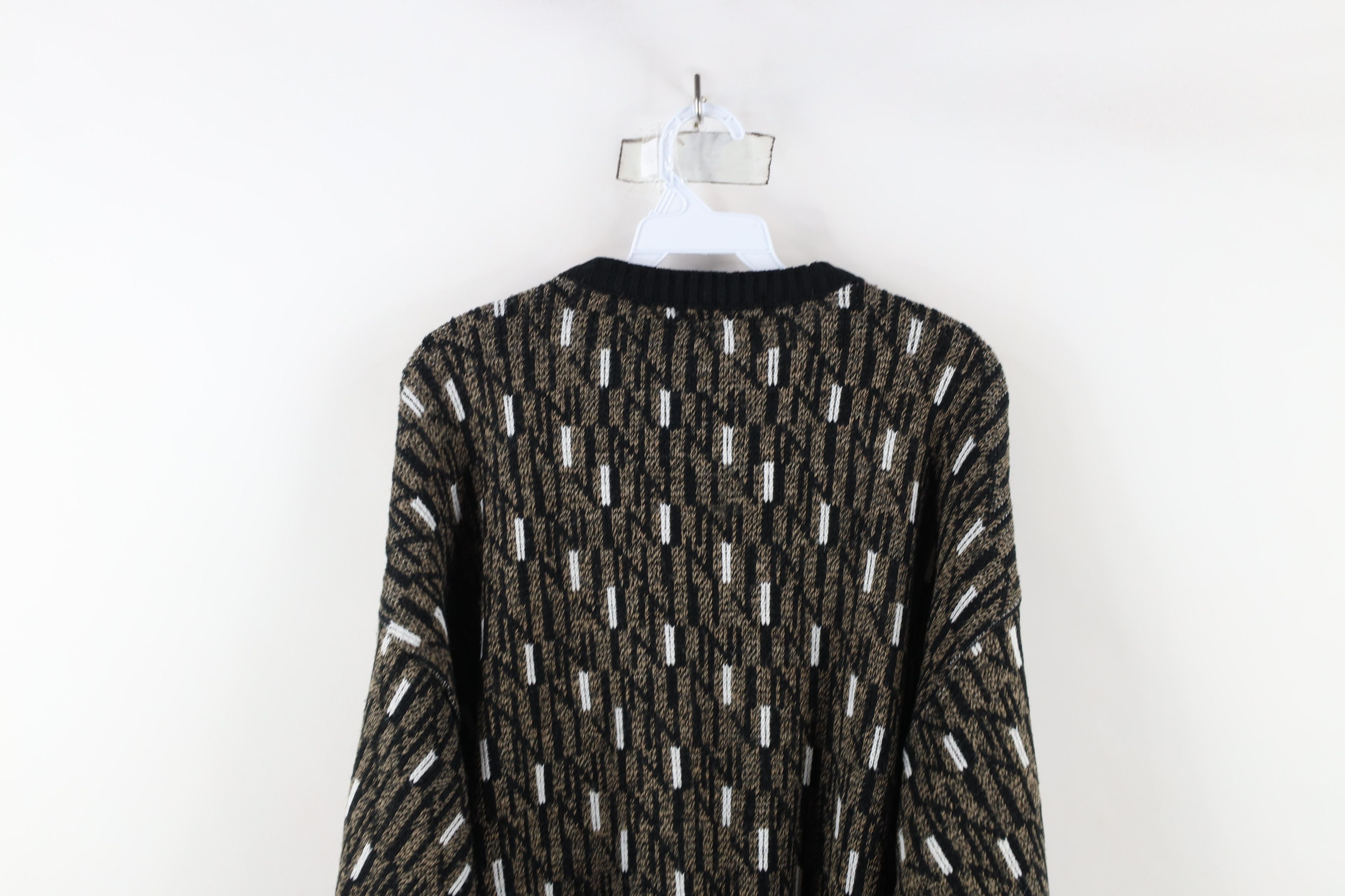 Vintage Vintage 90s Coogi Style Bassmaster Knit Crewneck Sweater USA Size US L / EU 52-54 / 3 - 9 Thumbnail