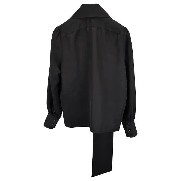 Saint Laurent Paris o1bcso1str1124 Shirt in Black Size US M / EU 48-50 / 2 - 2 Thumbnail