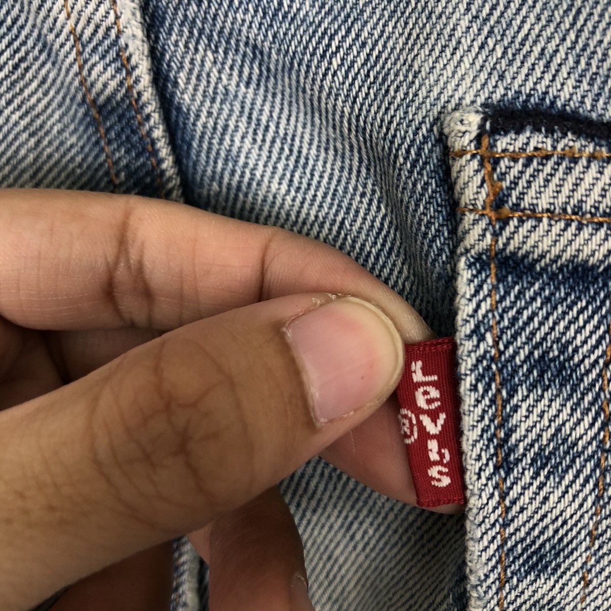 Levi's Vintage Clothing 🔥VINTAGE LEVI’S LOT 505 STRAIGHT CUT DISTRESSED DENIM JEANS Size US 32 / EU 48 - 11 Thumbnail