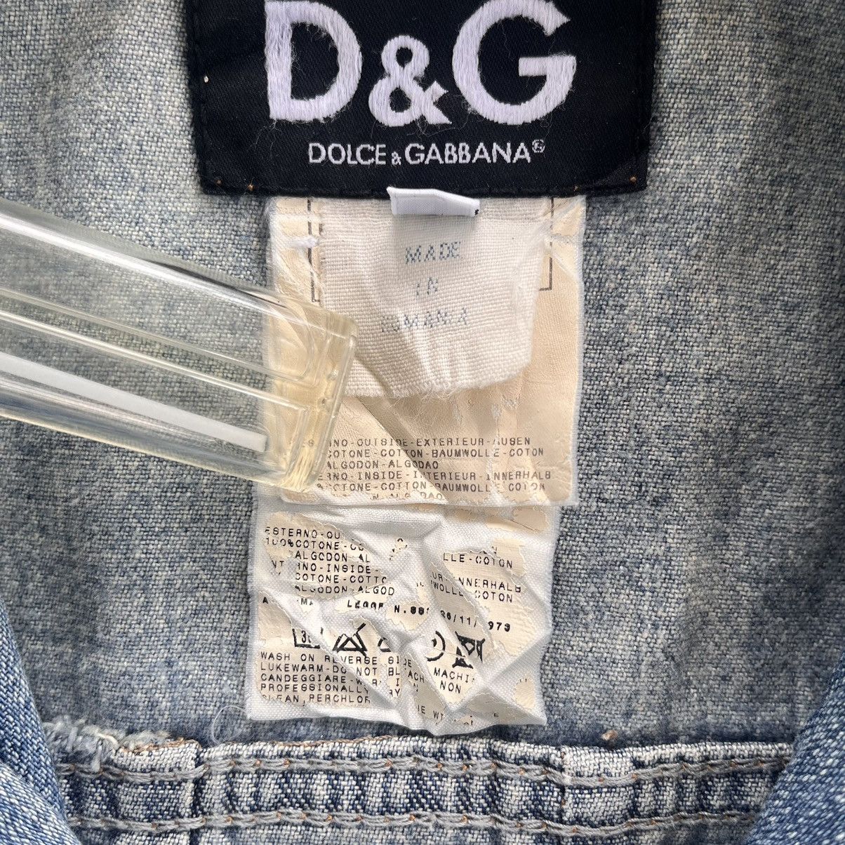 Dolce & Gabbana × Japanese Brand Archive Dolce and Gabbana Washed Denim Jacket Size US M / EU 48-50 / 2 - 10 Thumbnail