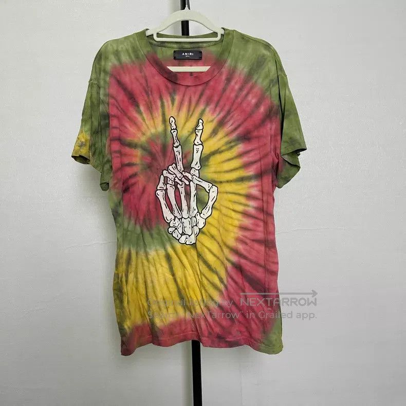 Amiri Amiri Size S Hand-stitched tie-dye T-shirt Size US S / EU 44-46 / 1 - 1 Thumbnail