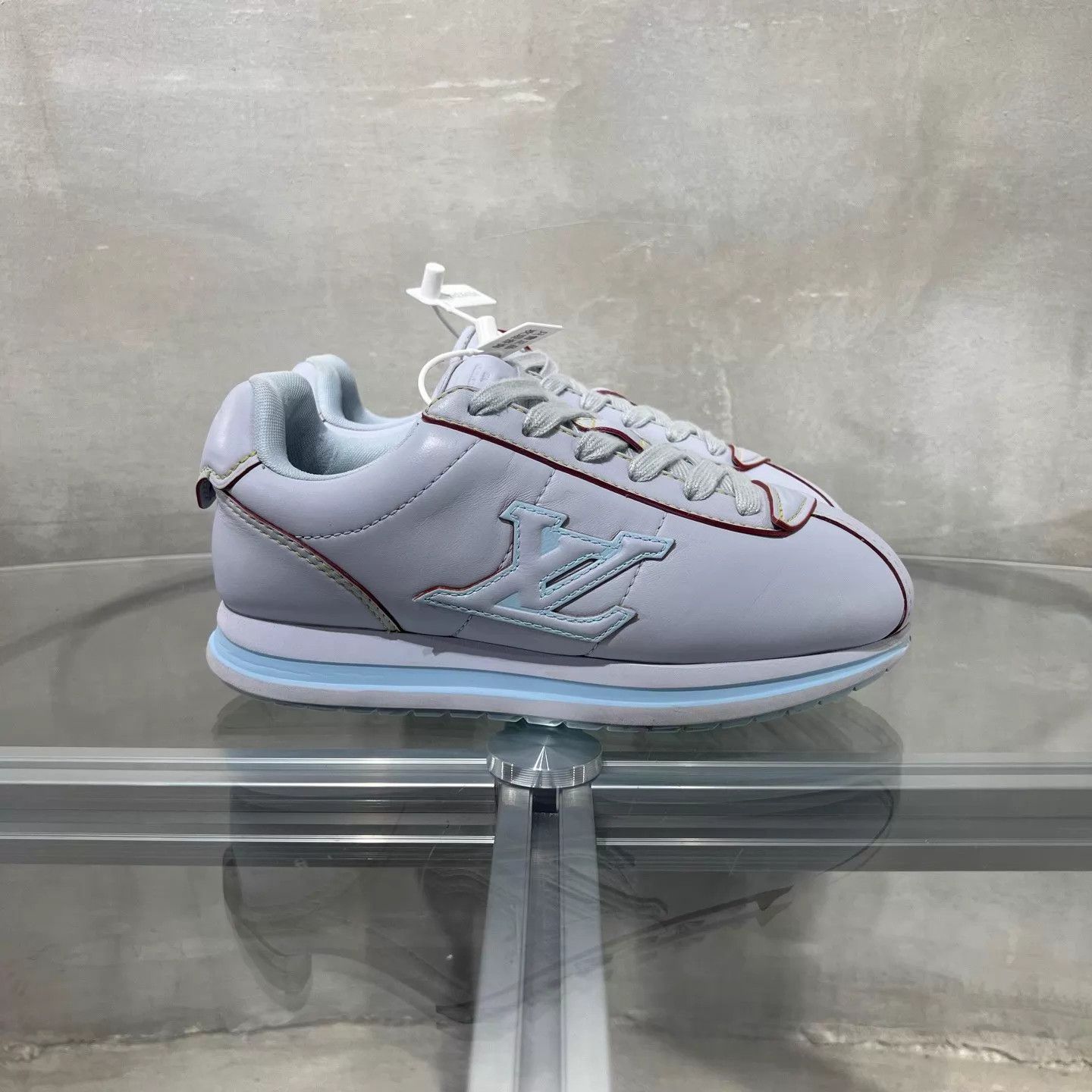 Louis Vuitton LV x Nigo blue waffle sneaker UK4 Size US 6.5 / IT 36.5 - 4 Thumbnail