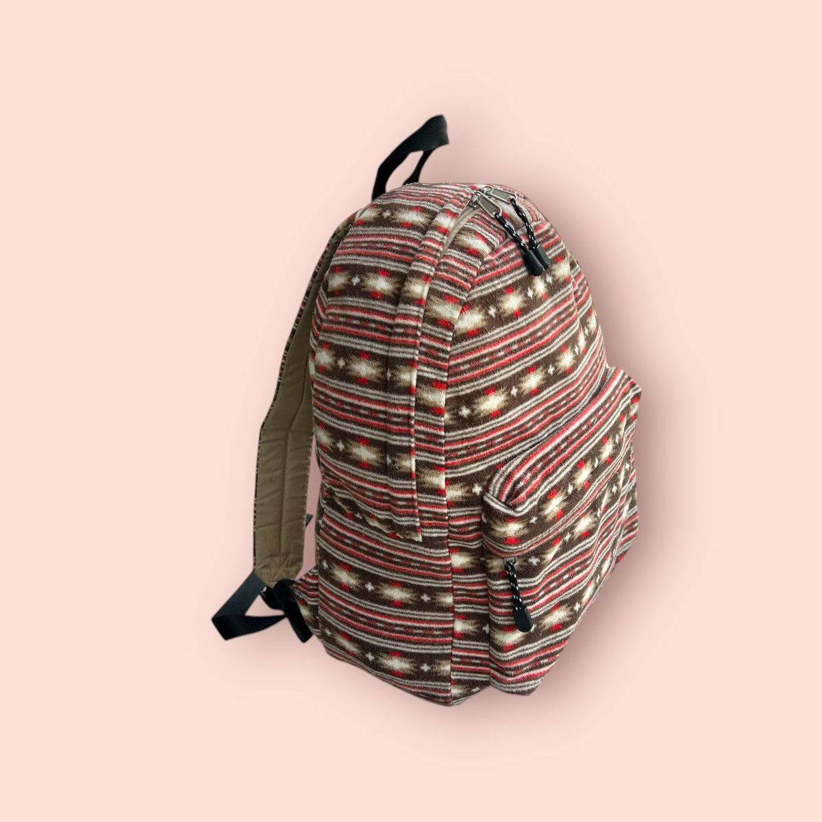 Japanese Brand × Jun Takahashi × Uniqlo VINTAGE UNIQLO NATIVE NORDIC MICRO FLEECE BACKPACK Size ONE SIZE - 2 Thumbnail