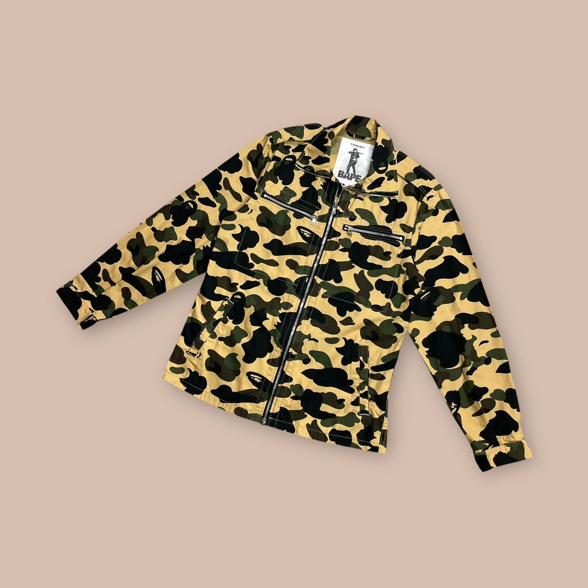 Bape OG2000's BAPE 1st Camo L/S Zip Up Jacket Size US M / EU 48-50 / 2 - 2 Thumbnail