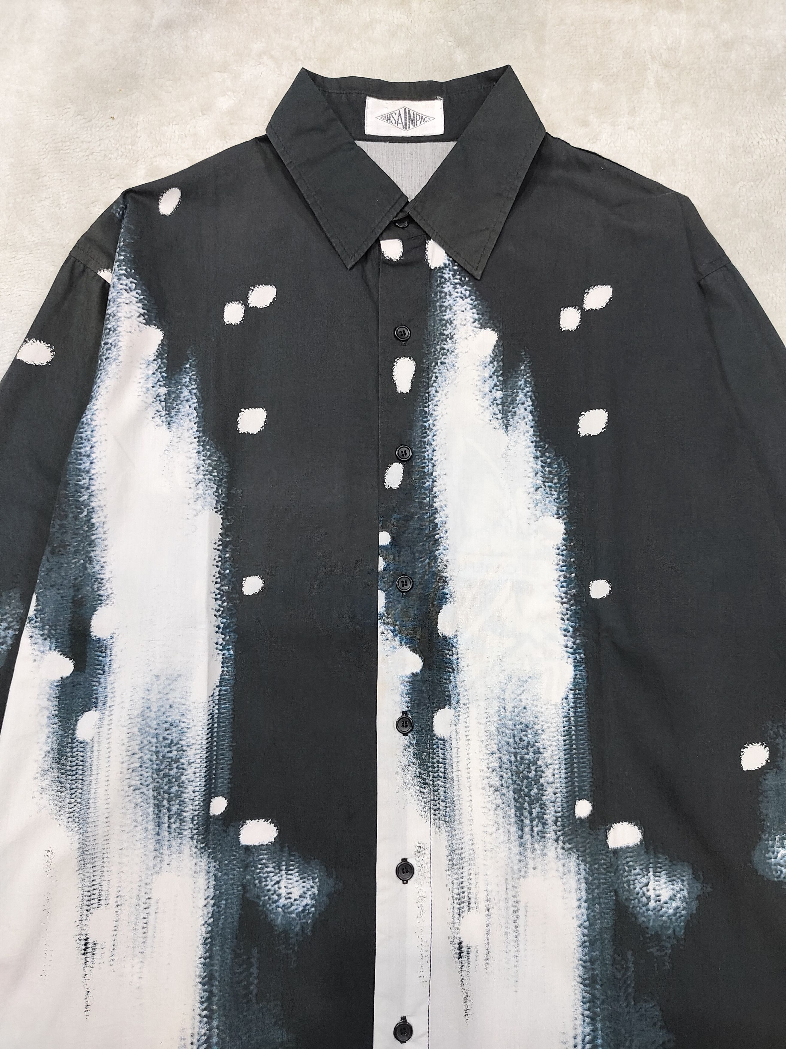 Kansai Yamamoto 90s Kansai Impact- Archive Liquid Space Art Splash Colour Size US M / EU 48-50 / 2 - 4 Thumbnail