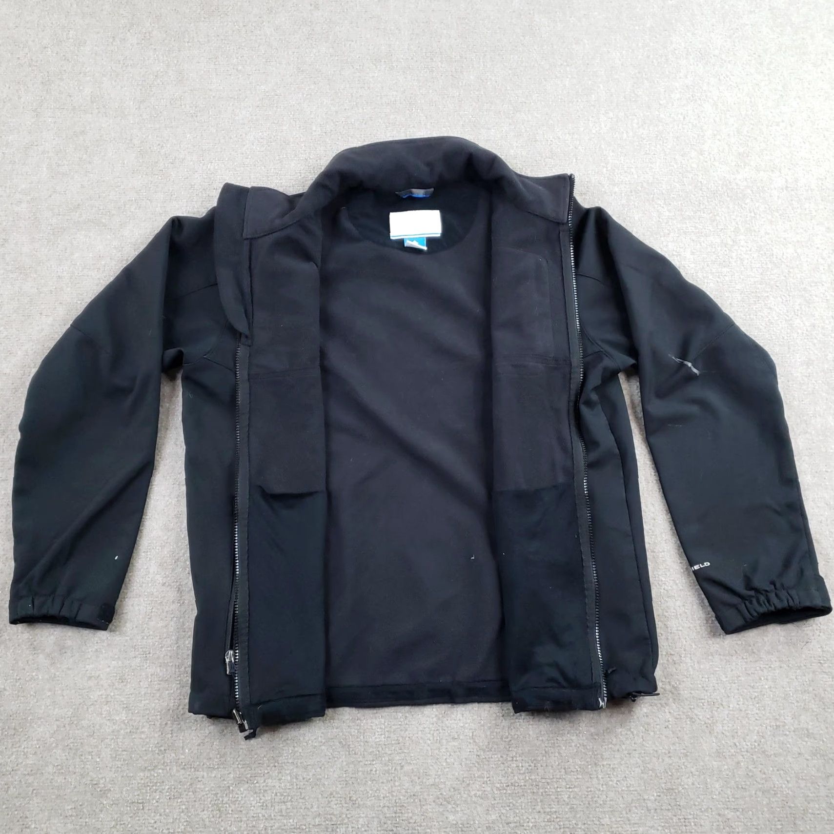 Vintage Columbia Jacket Mens L Black Windbreaker Full Zip Pockets Omni-Shield Size US L / EU 52-54 / 3 - 6 Thumbnail