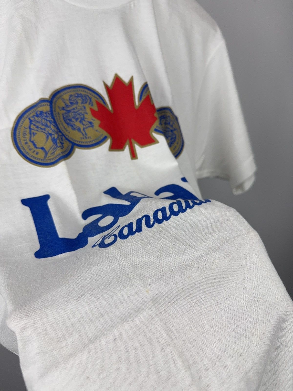 Vintage Vintage 90s Labatt’s Canadian Lager Tee Screen Stars Best L Size US L / EU 52-54 / 3 - 15 Thumbnail