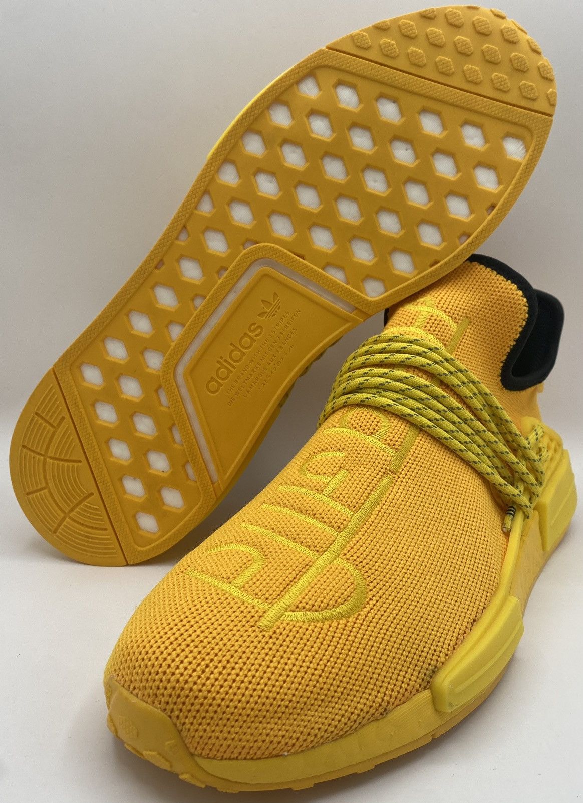 Adidas × Pharrell Adidas NMD Hu Pharrell Extra Eye Yellow Size US 11 / EU 44 - 3 Thumbnail