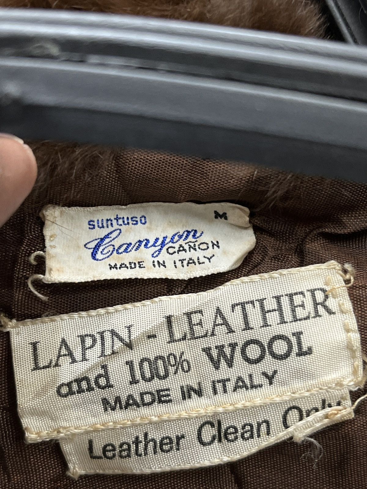 Genuine Leather 🔥🔥🔥STEALS CANYON CANON LEATHER FUR JACKET Size M / US 6-8 / IT 42-44 - 8 Thumbnail
