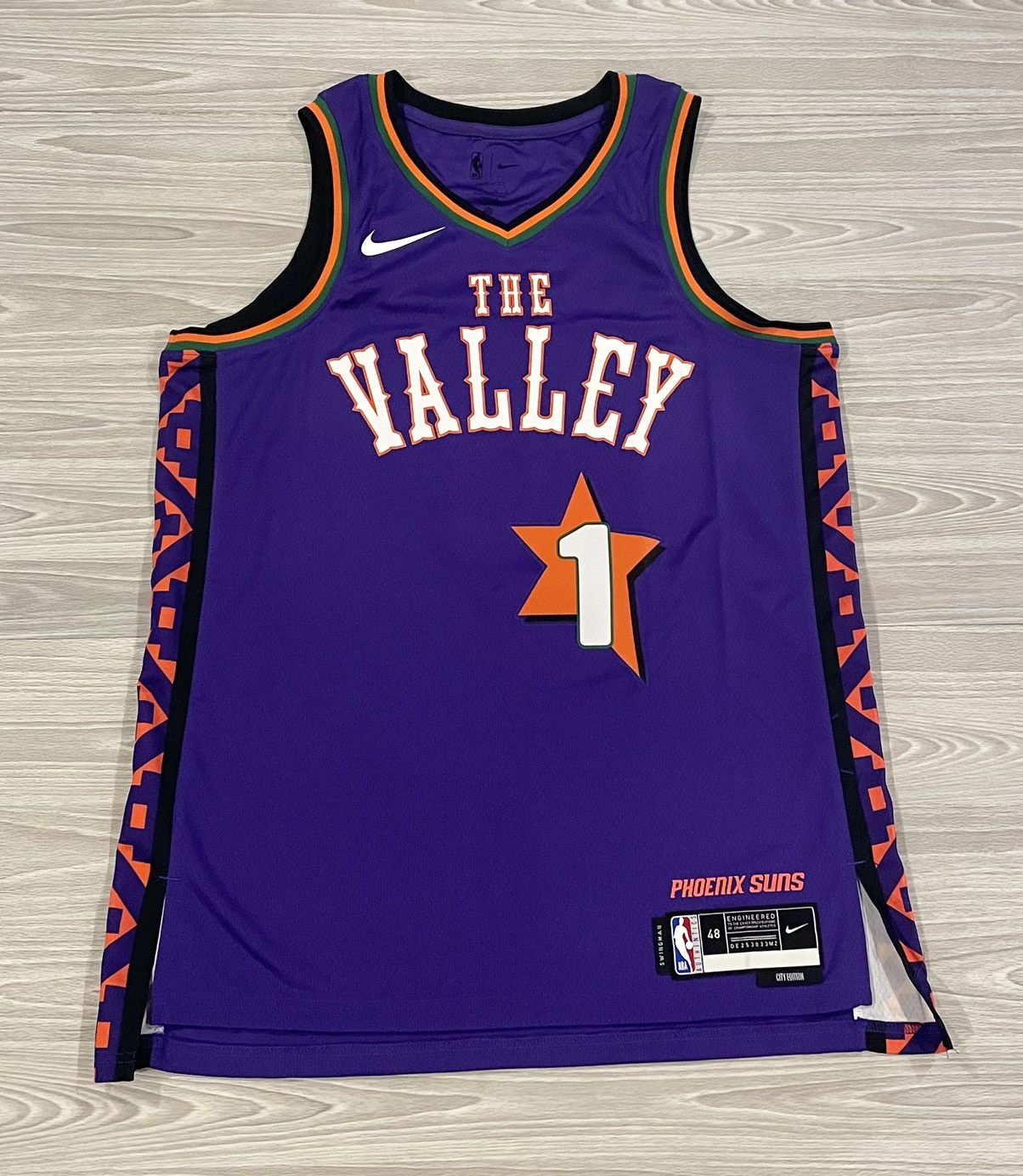 Nike Nike Phoenix Suns Booker #1 Jersey The Valley Men’s Large Size US L / EU 52-54 / 3 - 1 Thumbnail