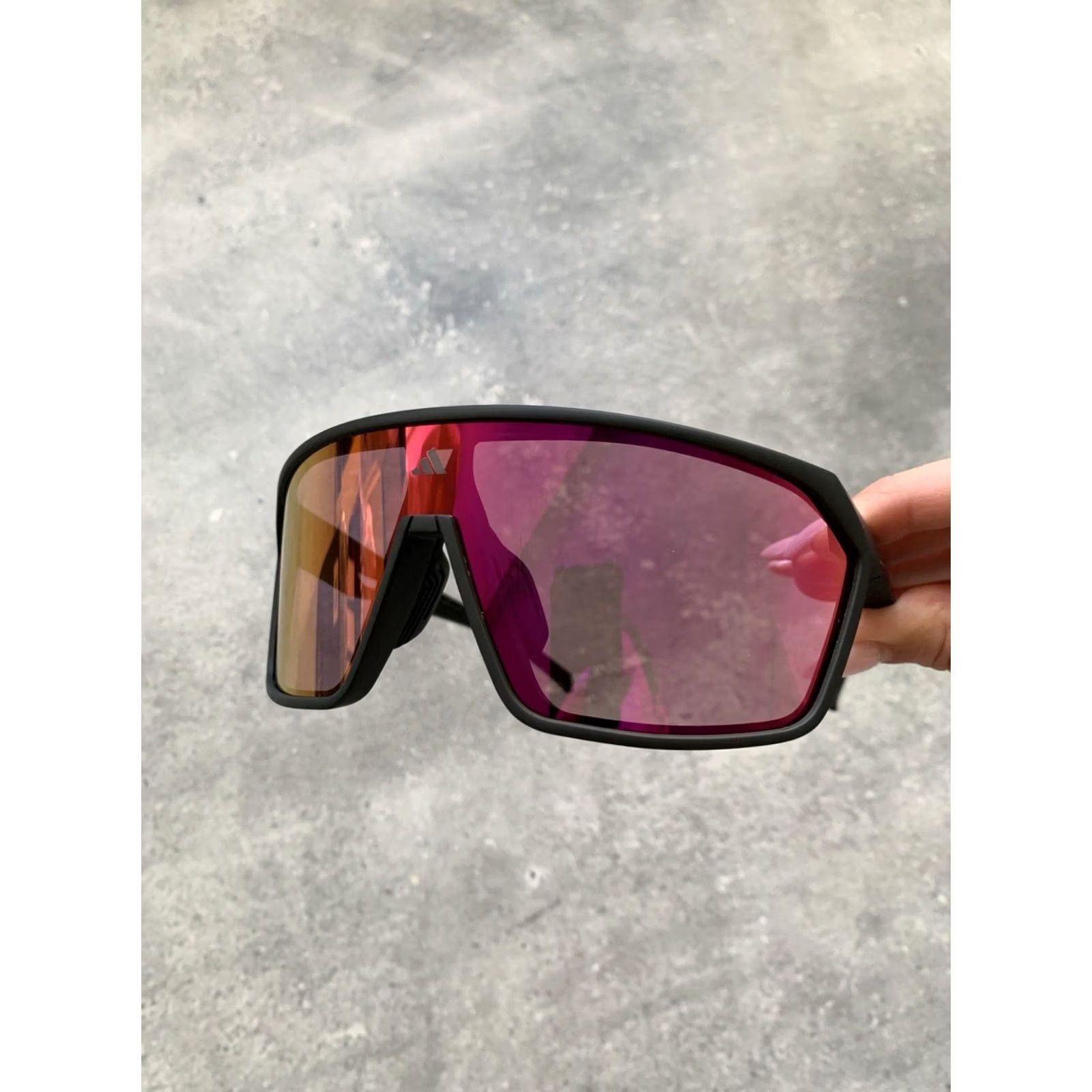 Adidas ADIDAS SPORT SUNGLASSES SP0108 142mm JK9732 BLACK UNISEX Sunglasses Size ONE SIZE - 3 Thumbnail