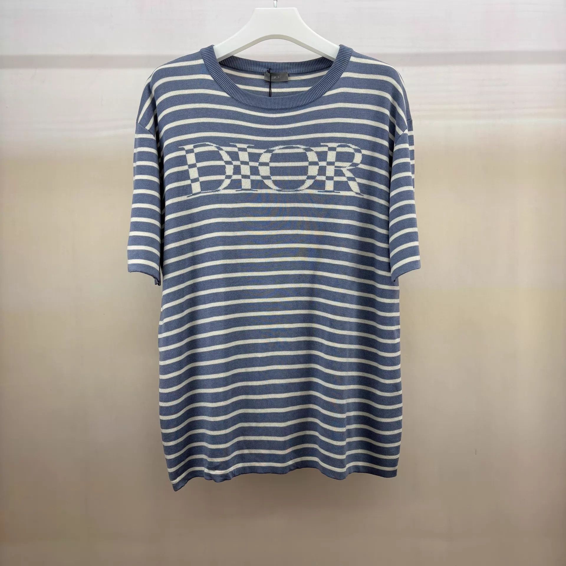 Dior Dior Stripe Logo Short XL Silk/Cotton Near New Italian Size US XL / EU 56 / 4 - 1 Thumbnail