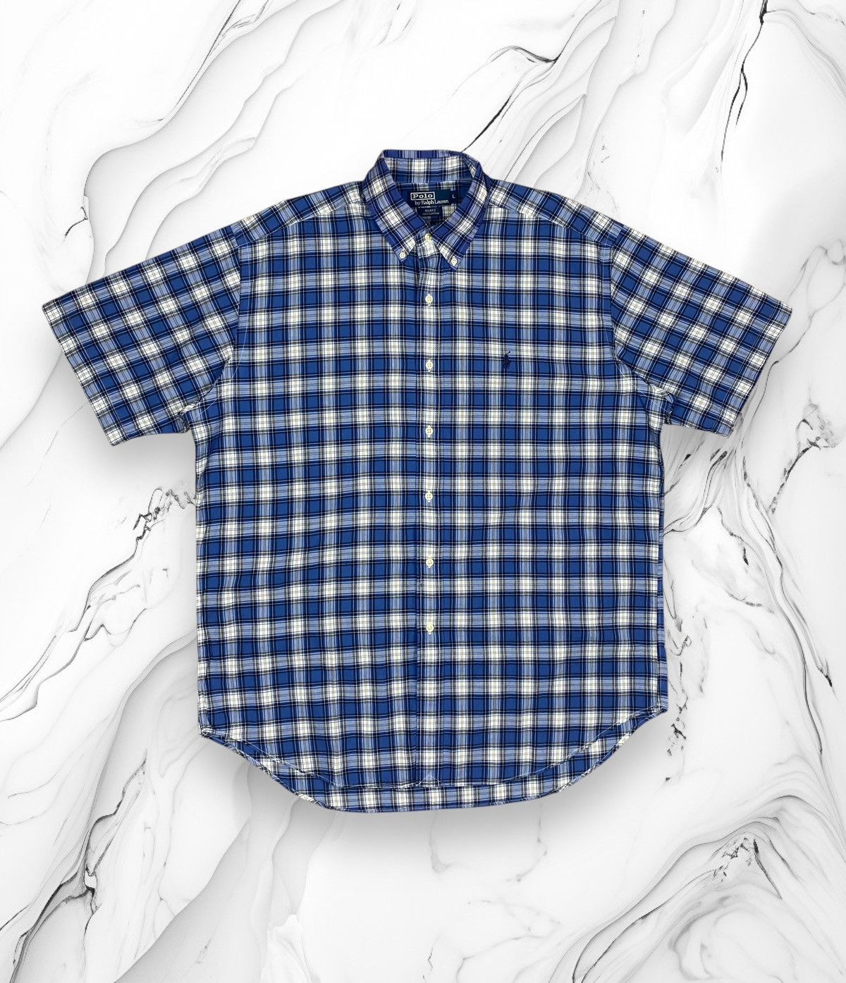 Polo Ralph Lauren Vintage 90s Polo Ralph Lauren Checkered Button Up Shirt Size US L / EU 52-54 / 3 - 1 Thumbnail