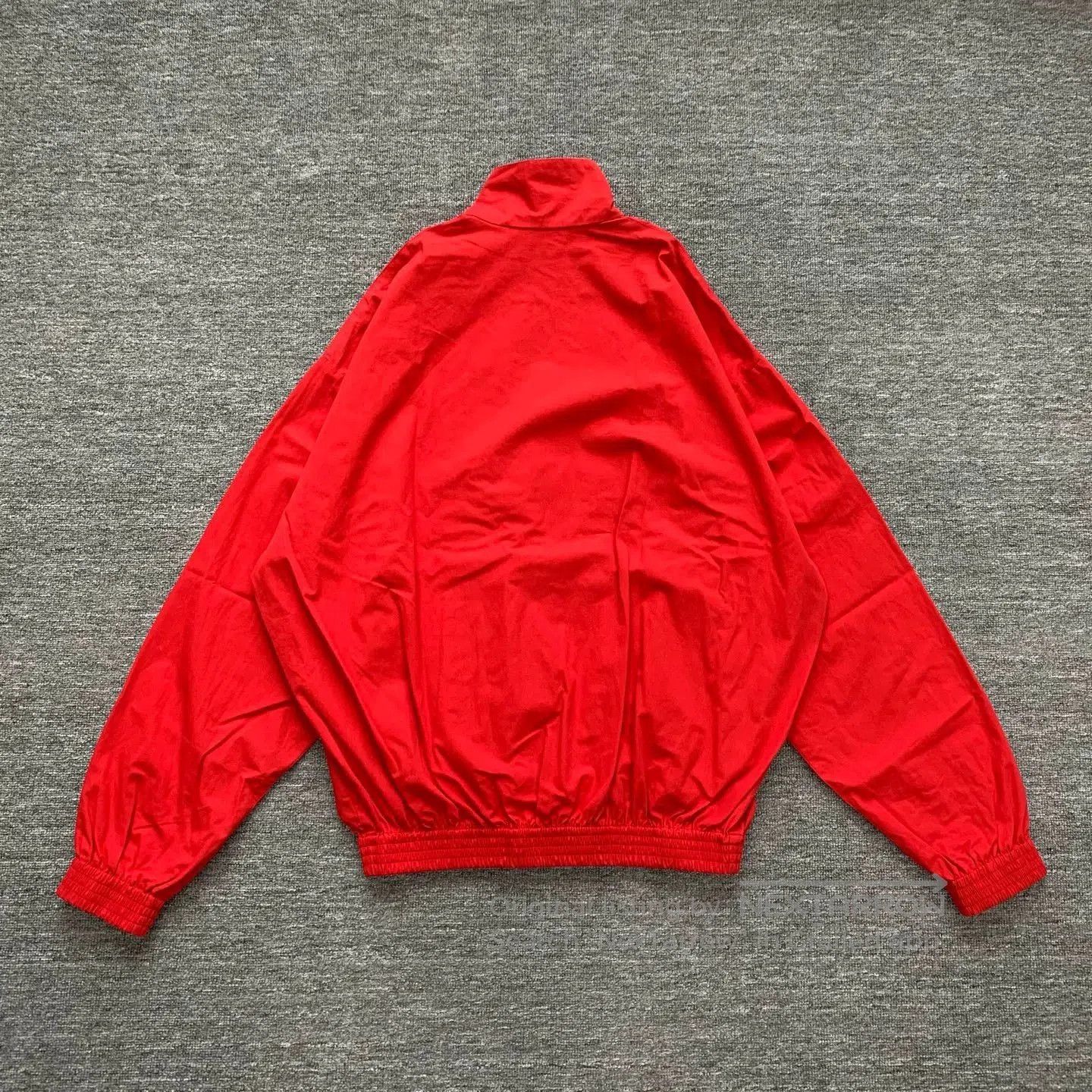 Balenciaga Balenciaga Red Double Logo Windbreaker Jacket. Size US XS / EU 42 / 0 - 2 Thumbnail