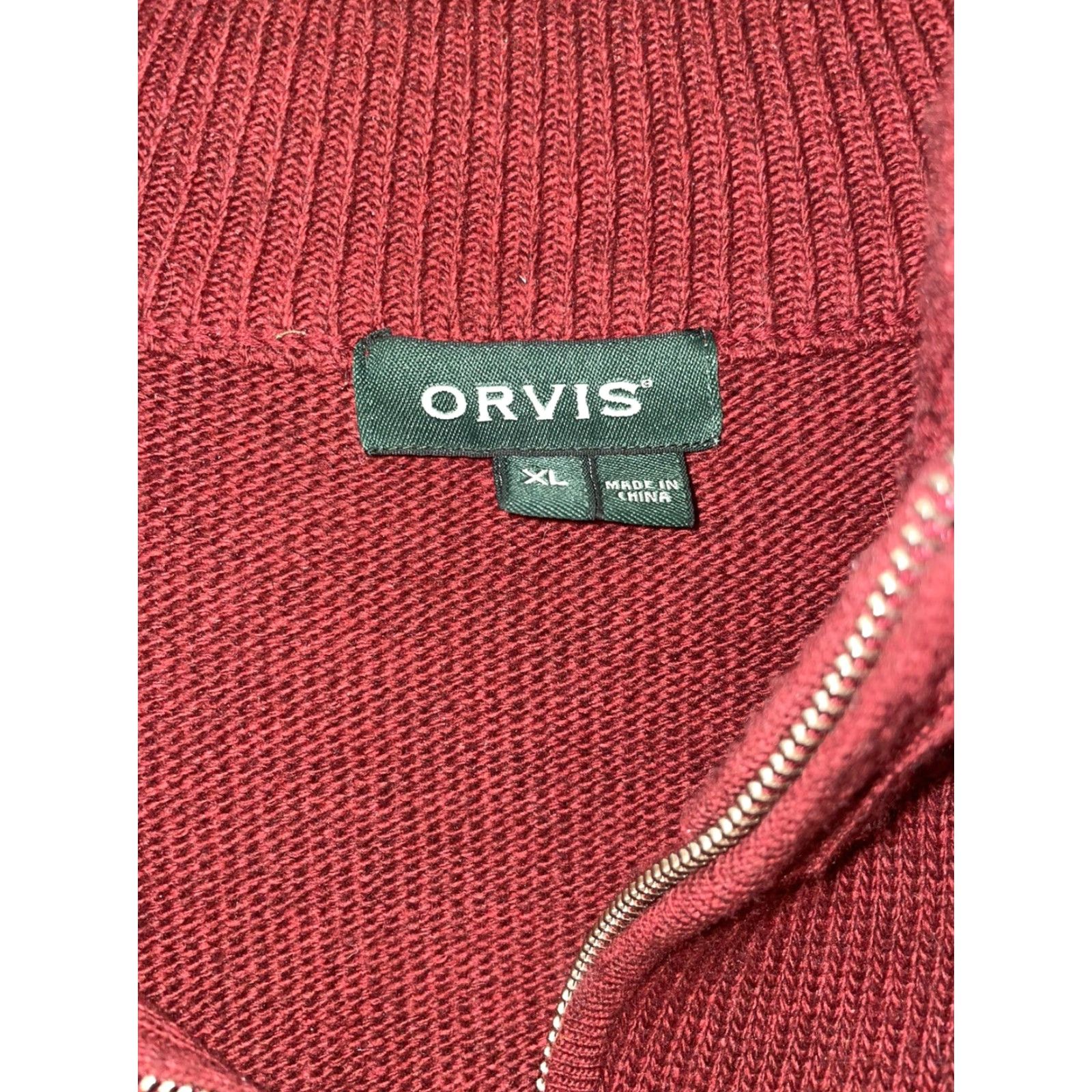 Orvis Orvis Red Wool Pullover Sweater Mens XL Size US XL / EU 56 / 4 - 8 Thumbnail