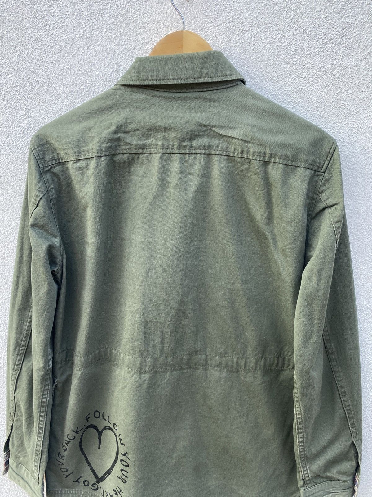 Other Back number army / military embroidery uniform jacket Size US L / EU 52-54 / 3 - 12 Thumbnail