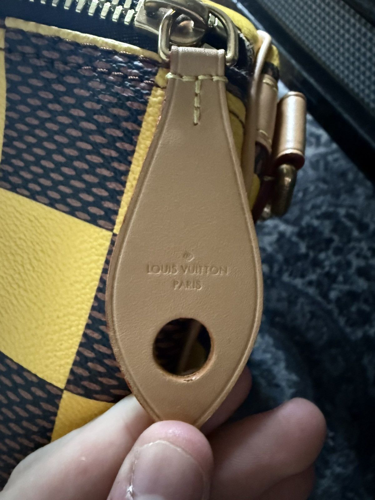 Louis Vuitton Louis Vuitton Pharrell Speedy 50 Bandoulière Damier Yellow Size ONE SIZE - 2 Thumbnail