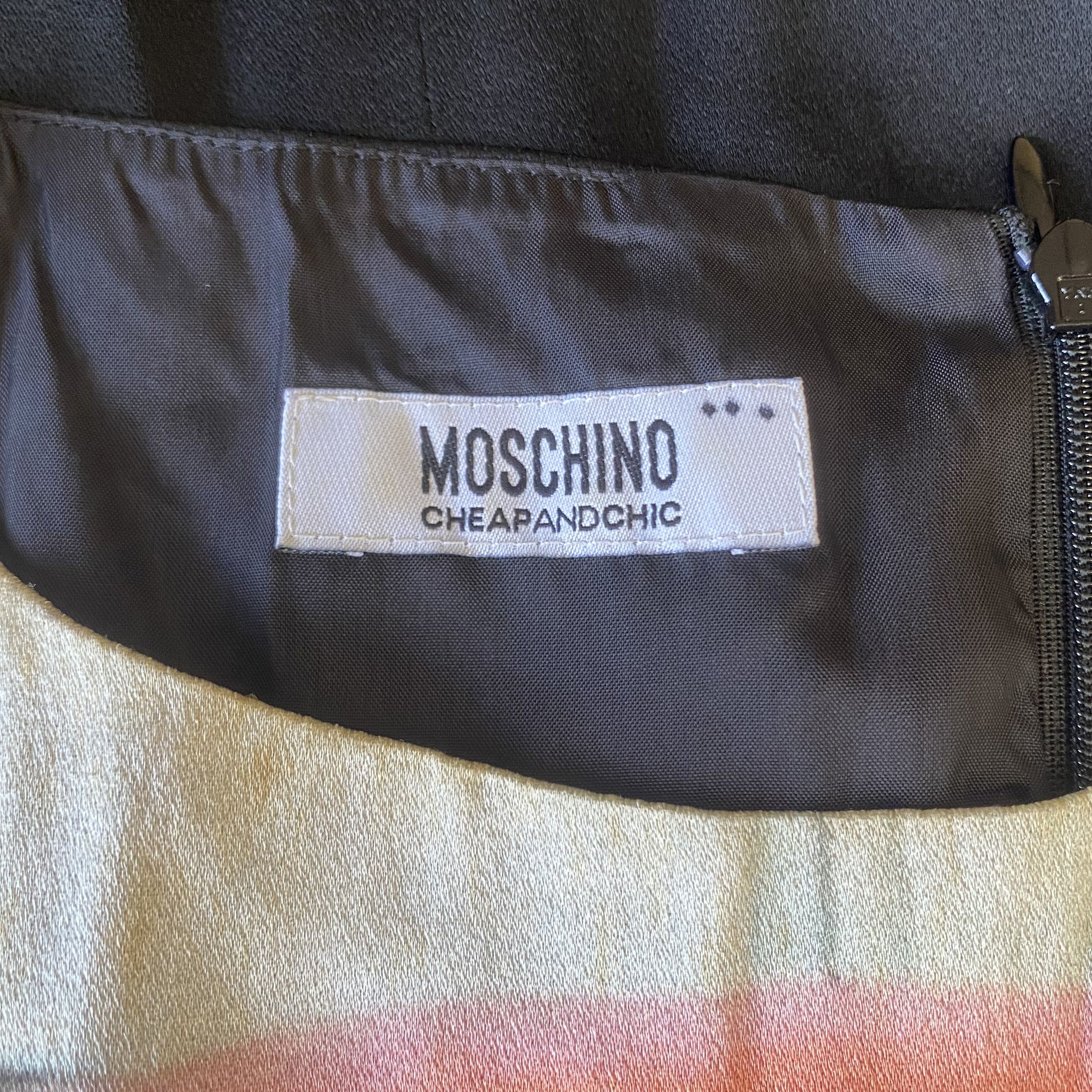 Moschino Cheap and Chic Vintage London Telephone Booth Shift Dess Size S / US 4 / IT 40 - 9 Thumbnail