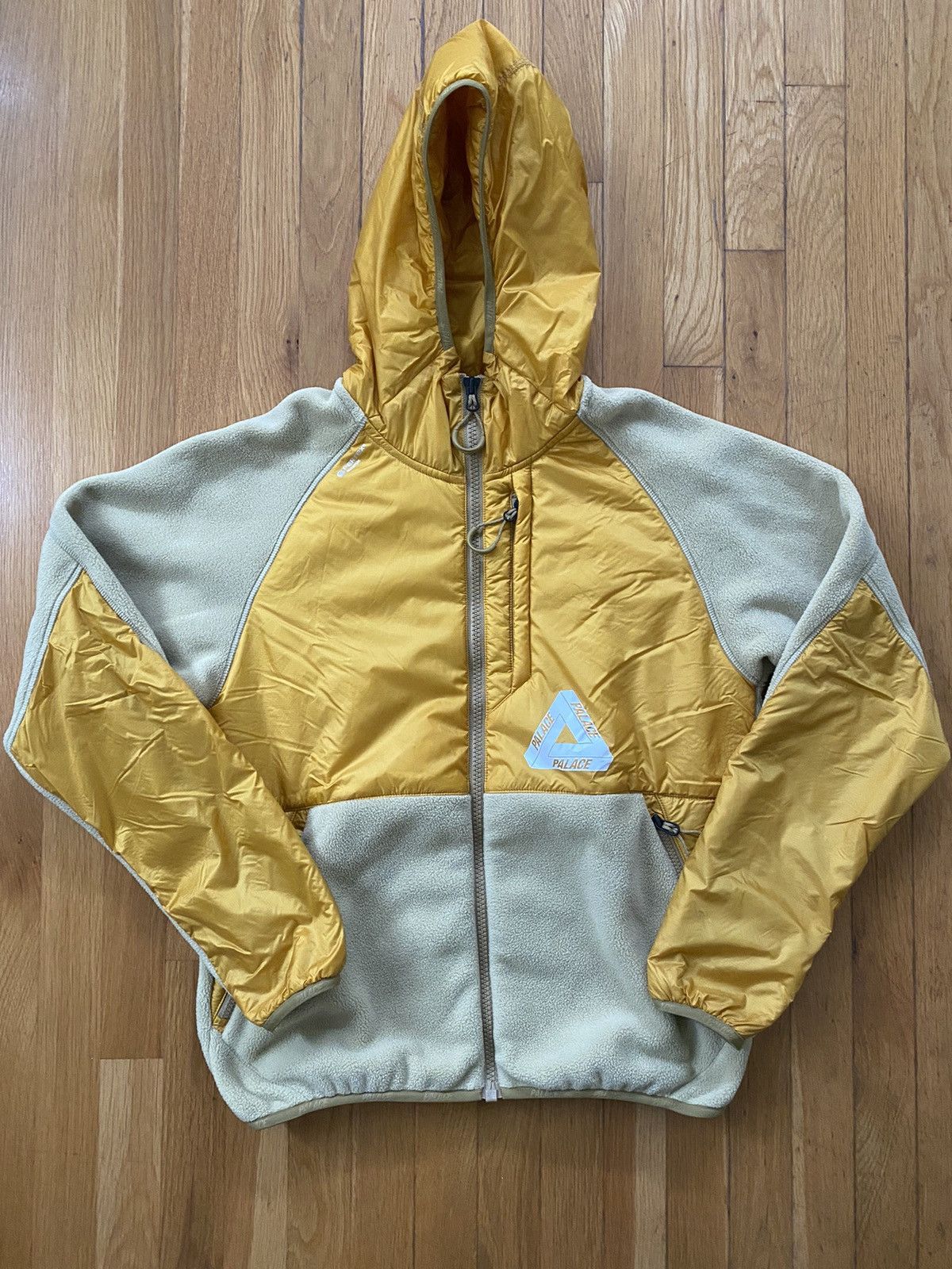 image of Palace Fabrication Nation Jacket Fw20 in Yellow, Men's (Size Small)