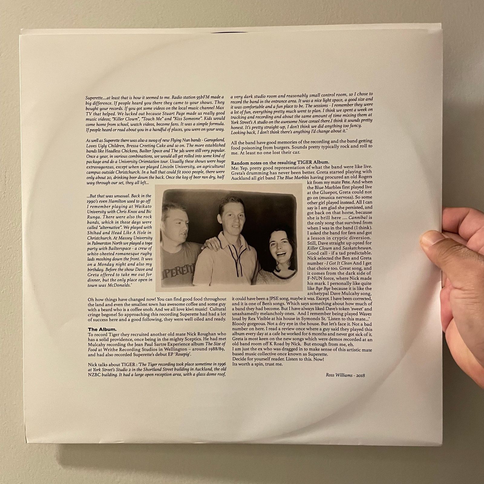 INTENTIONALLY BLANK Superette - Tiger LP 90s alternative indie rock grunge retro Size ONE SIZE - 3 Thumbnail