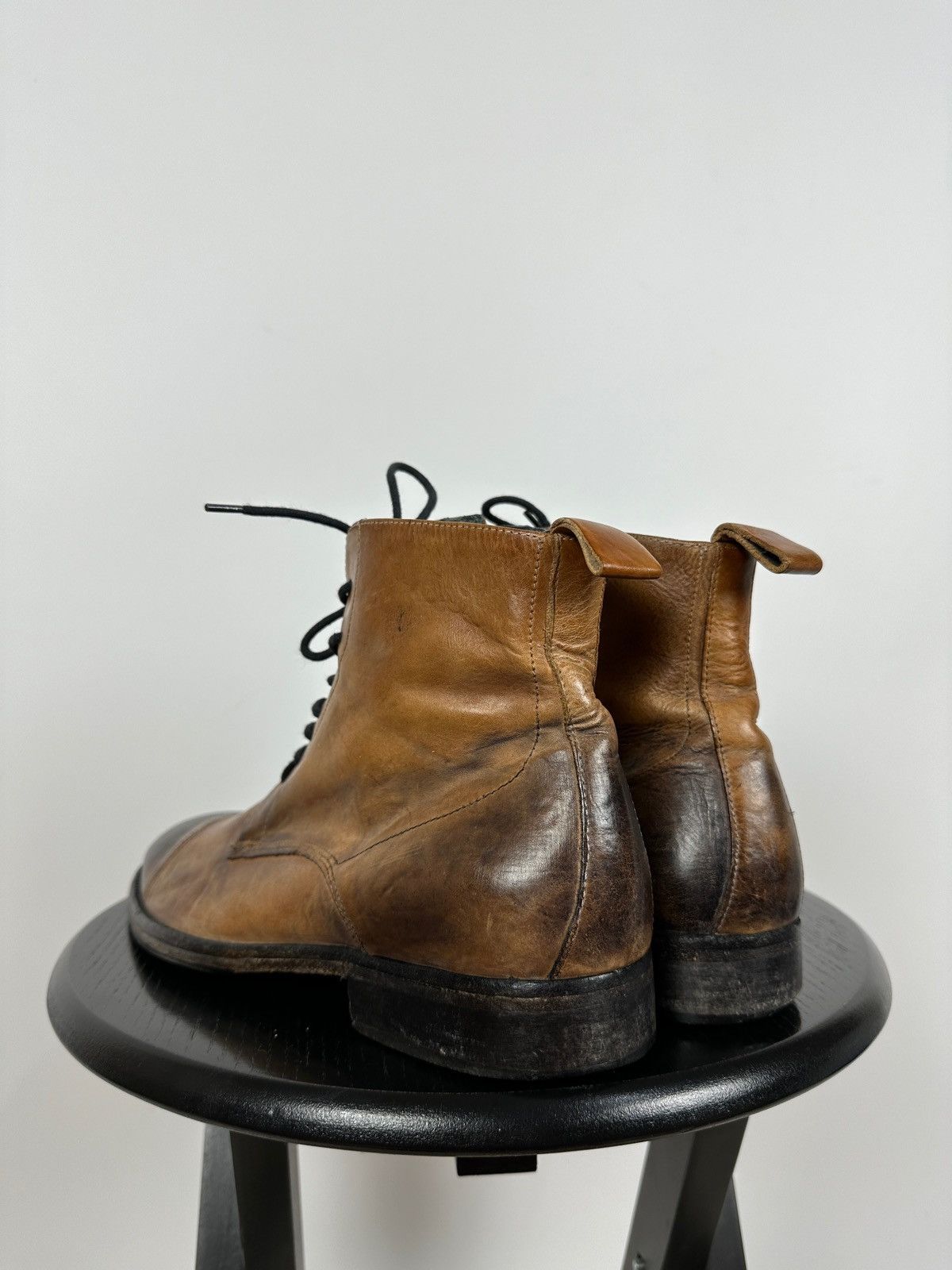 Vintage We Are The Original Hand Craft Leather Ankle Boots Size US 8 / EU 41 - 3 Thumbnail
