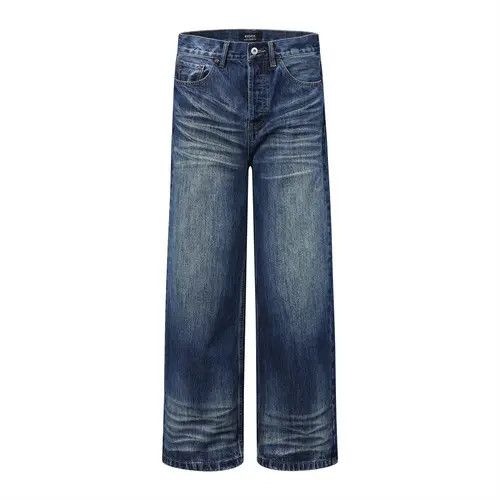 Japanese Brand Street American gradient washed loose wide-leg jeans y2k Size US 32 / EU 48 - 1 Thumbnail