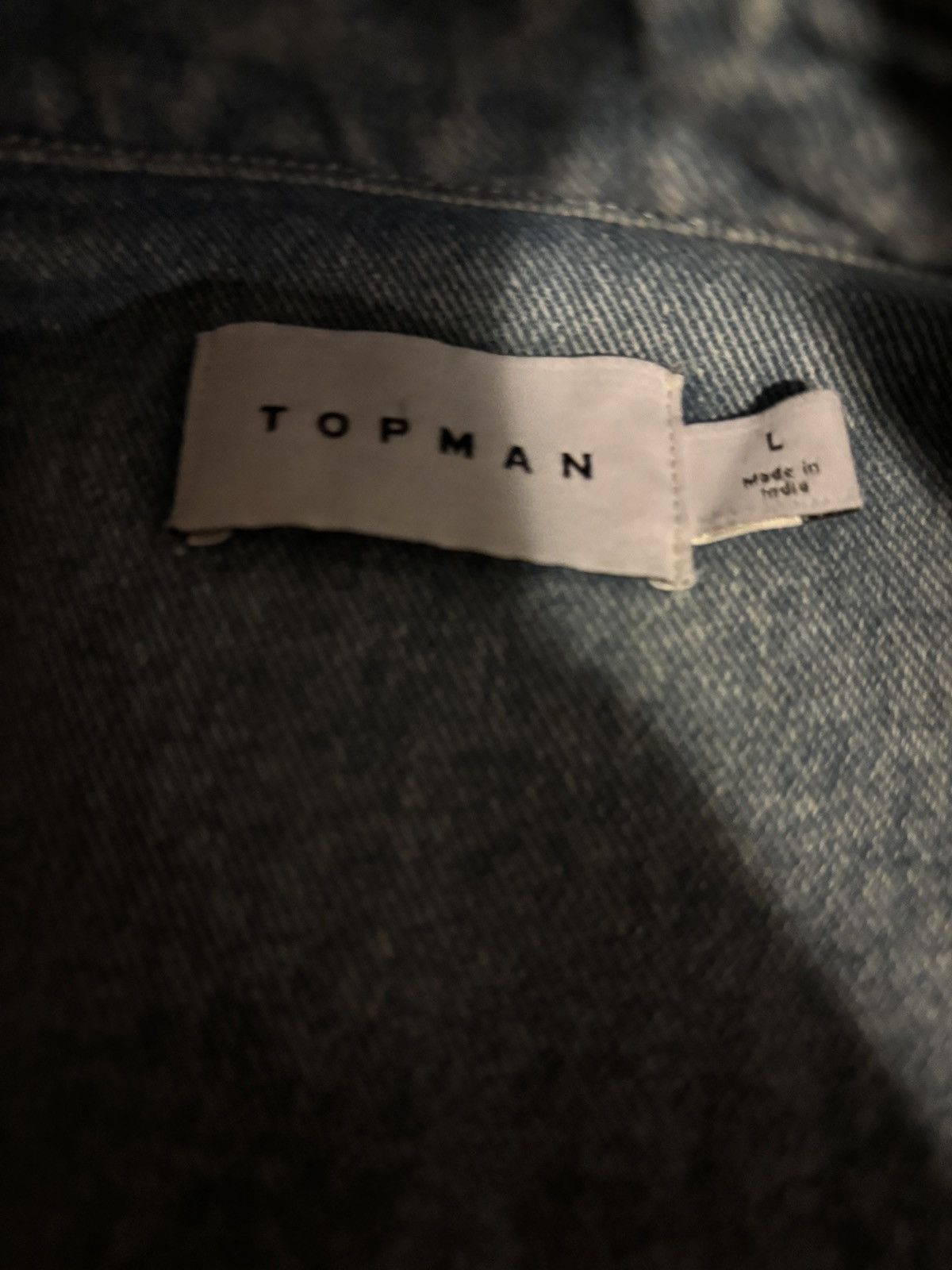 Topman Topman Denim Jacket Size L Size US L / EU 52-54 / 3 - 2 Thumbnail