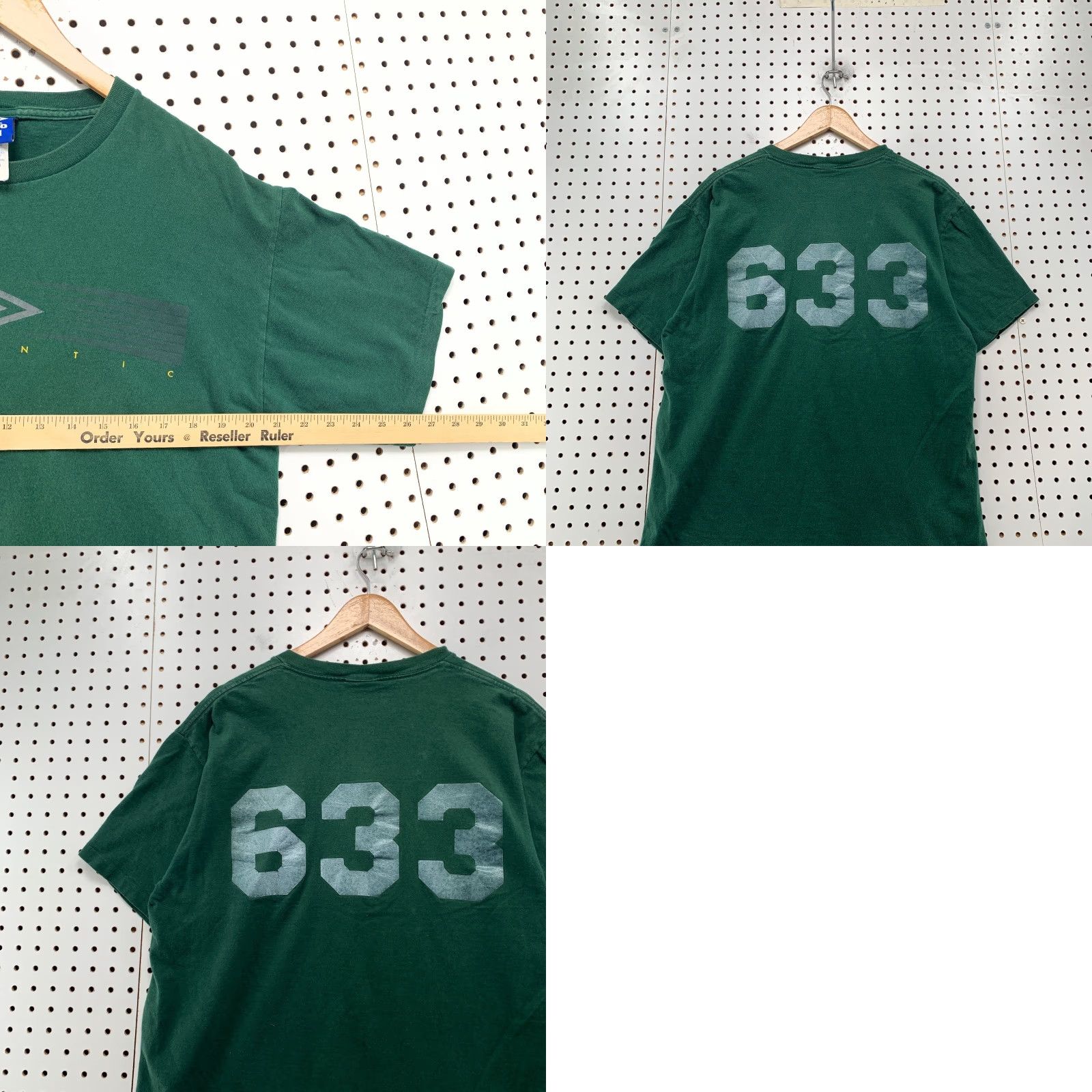 Umbro VINTAGE Umbro T-Shirt Mens Large Green 90s Single Stitch Made USA Shirt Mens Large Green 90s Umbro T Shirt Green 1990s United States Size US L / EU 52-54 / 3 - 9 Thumbnail