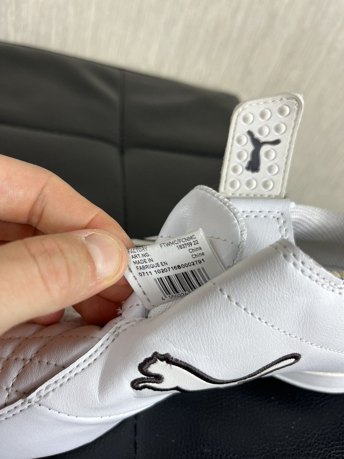 Puma × Vintage Vintage Puma y2k velcro shoes leather sneakers speed cat low Size US 7 / EU 40 - 21 Thumbnail