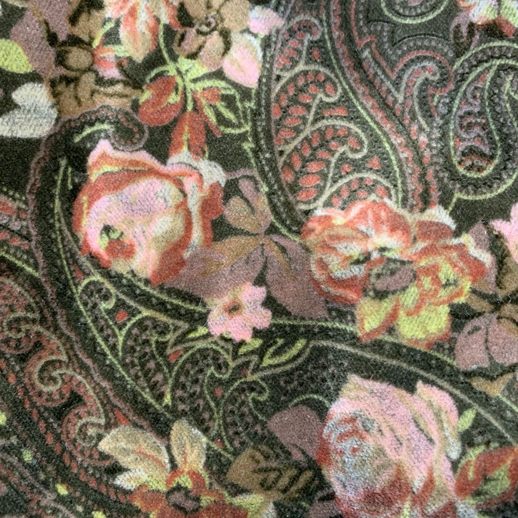 Vintage Vintage Brown Dark Floral Paisley Tailored Blazer Jacket Siz Size L / US 10 / IT 46 - 9 Thumbnail