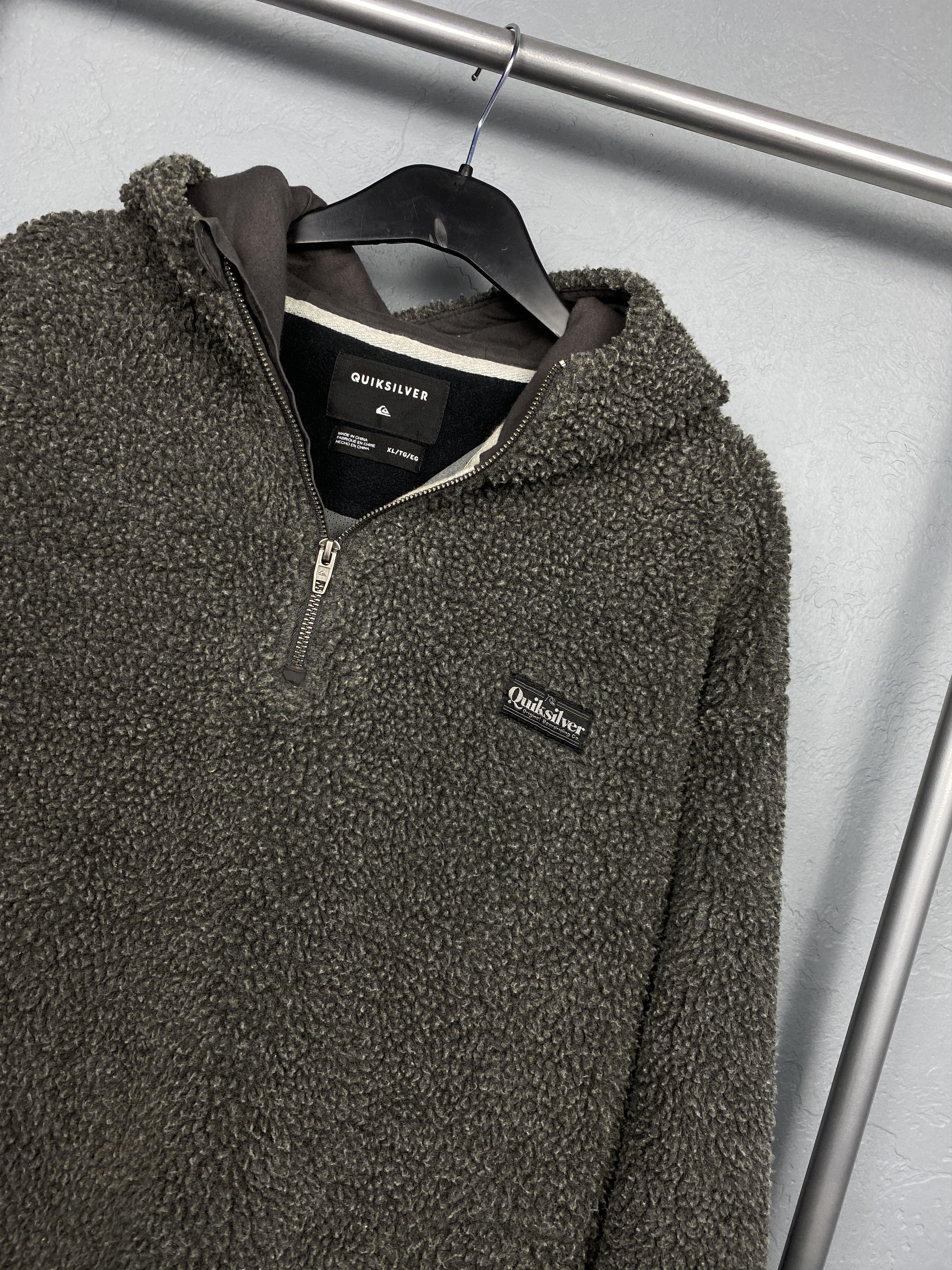 Quiksilver Quiksilver Vintage Sherpa Teddy Fleece Jacket Size US XL / EU 56 / 4 - 2 Thumbnail