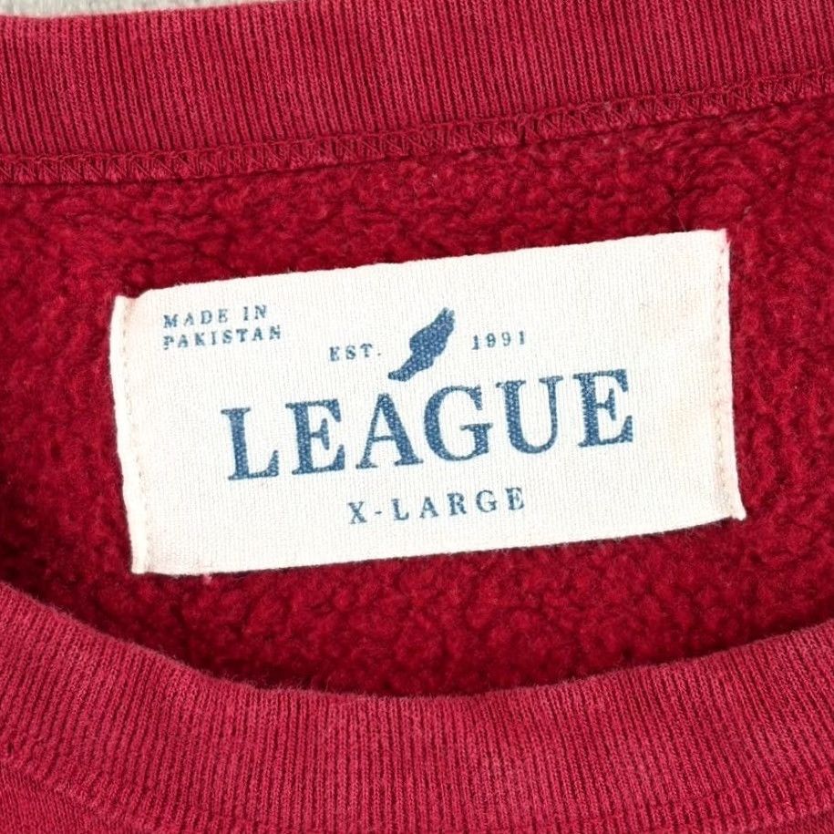 Logo 7 VINTAGE League Shirt Mens XL Red Stanford Cardinal Embroidered Logo Crewneck Sweatshirt Men Ivy Preppy Size US XL / EU 56 / 4 - 2 Thumbnail