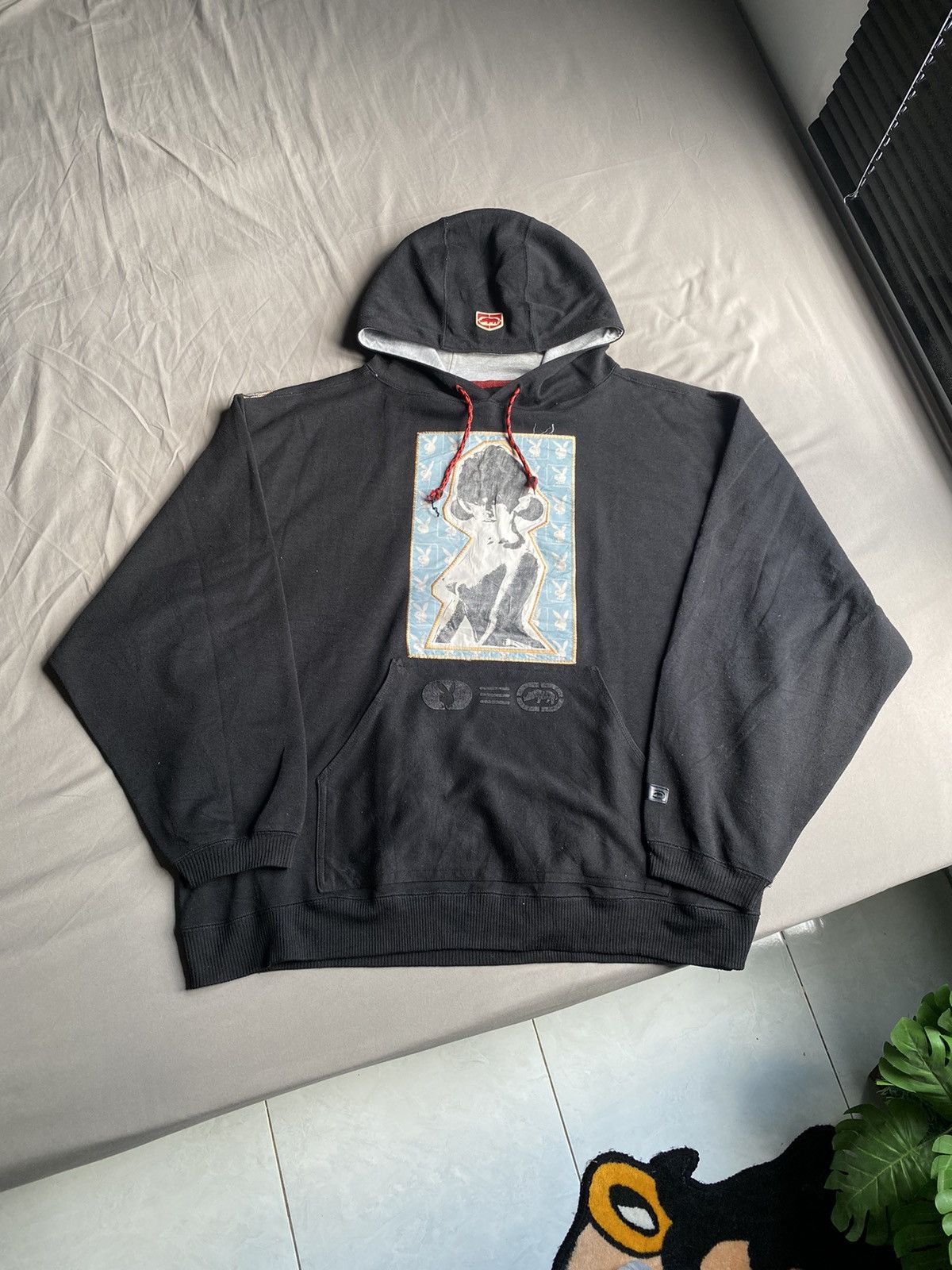 Ecko Unltd. × Playboy × Vintage VERYRARE Vintage Ecko x Playboy Big Logo Hoodie Size US XL / EU 56 / 4 - 1 Thumbnail
