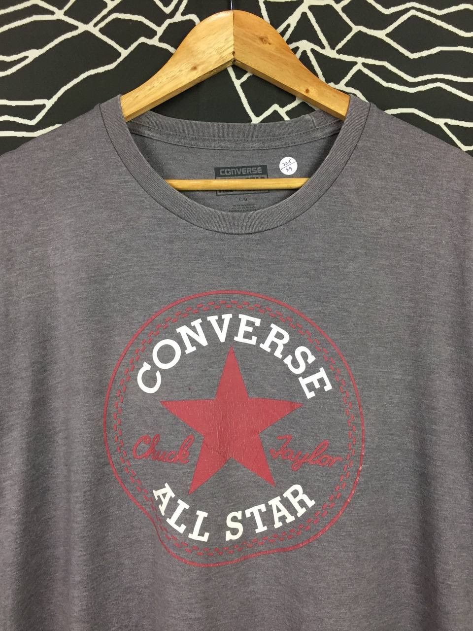 Converse × Vintage Vtg Converse All Star Authentic Sports Brand Tee Size US L / EU 52-54 / 3 - 3 Thumbnail