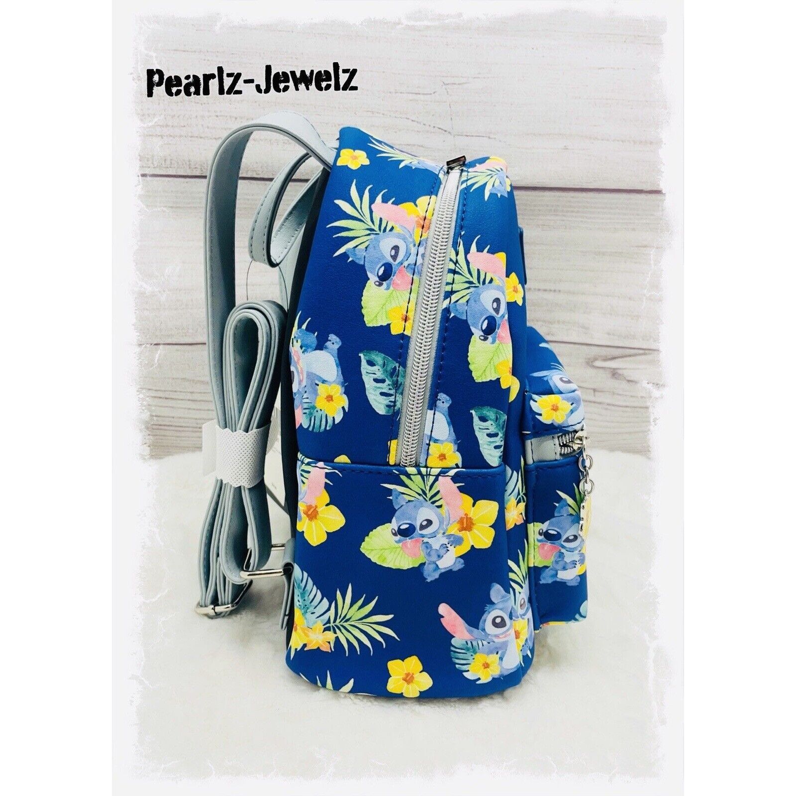 Disney Loungefly Disney Lilo & Stitch Tropical Floral Allover Stitc Size ONE SIZE - 2 Thumbnail