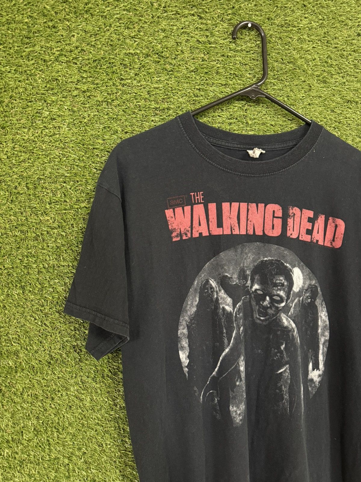 Vintage Vintage Walking Dead Zombie Horror Black Logo Tee Large Size US L / EU 52-54 / 3 - 2 Thumbnail